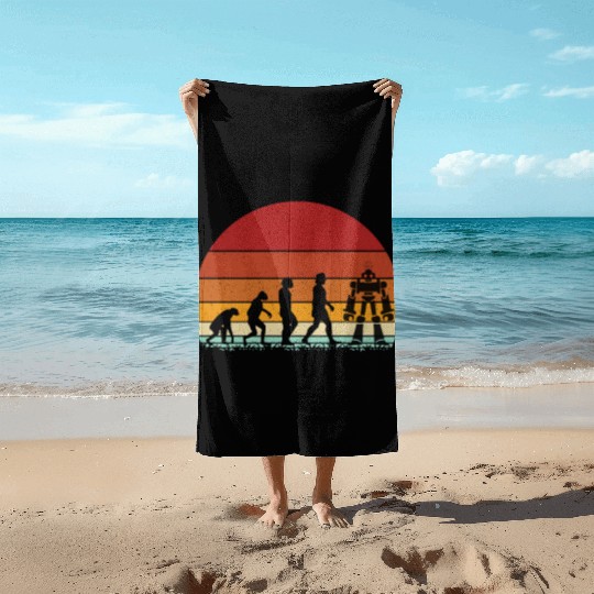 Evolution Robots Beach Towels