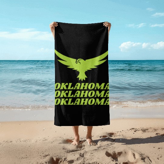 OKLAHOMA PRIDE Beach Towels