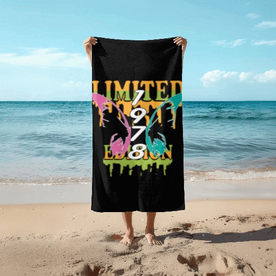 1978 Born Limited Edition Butterfly Gift Beach Towels