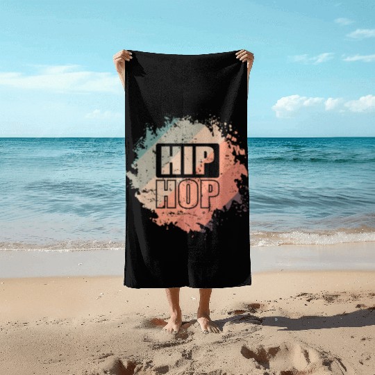Hip Hop Rap Style of Music Direction of Music Beach Towels