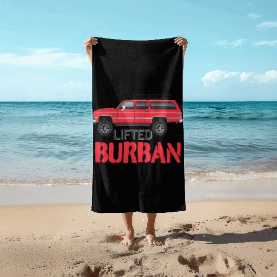 burban Cardinal Red Beach Towels