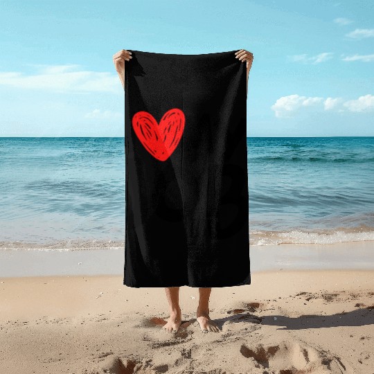 I Love My Job Beach Towels