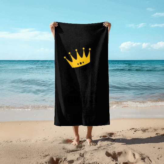 Black Queen Beach Towels