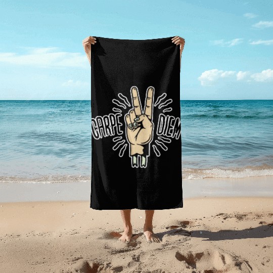 Carpe Diem Beach Towels