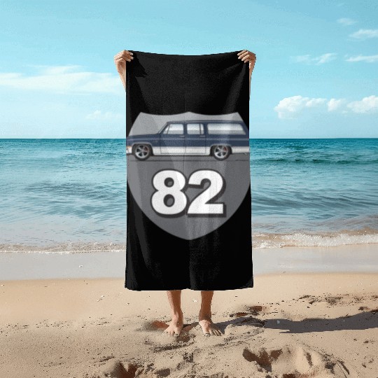 82 Midnight Blue Beach Towels