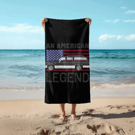 legend Midnight Black Beach Towels