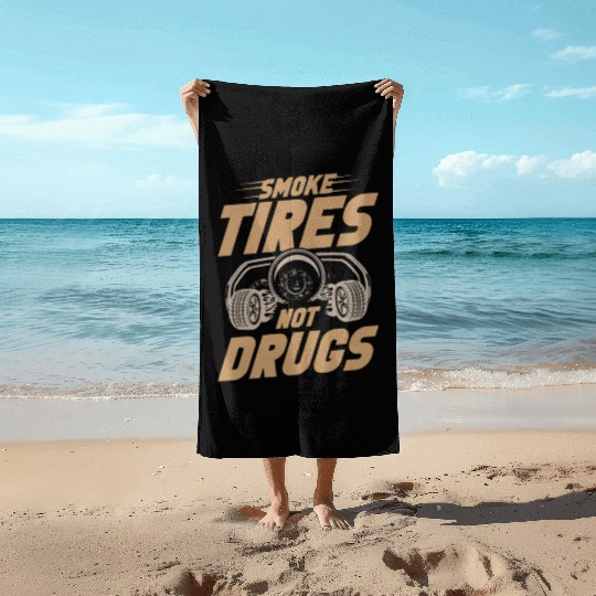 Motorsport Car Racer Motorcycle Offroading Racing Beach Towels