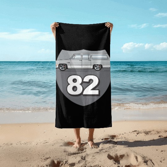 82 Light Silver Beach Towels