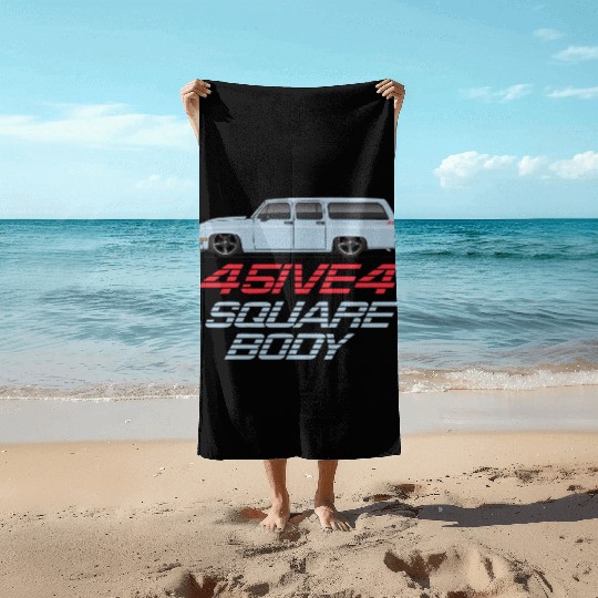 square Light Blue Beach Towels