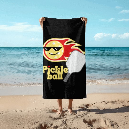 Pickle ball Beach Towels