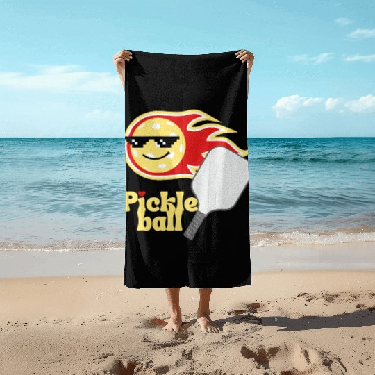 Pickle ball Beach Towels