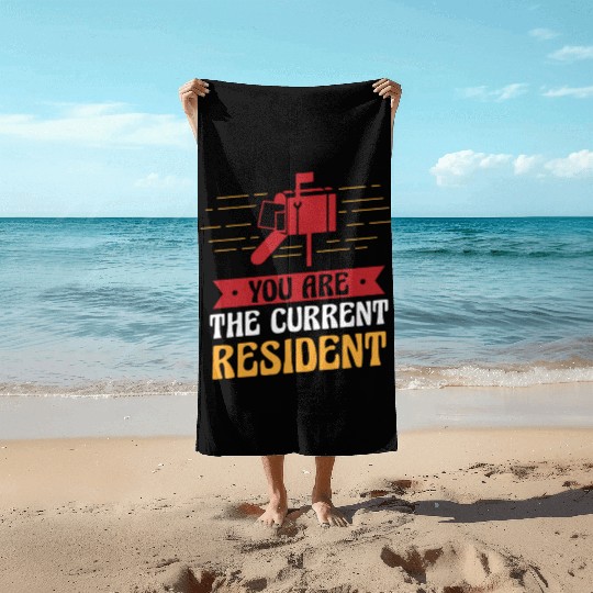 Postal Worker, postal worker, mailman, postman Beach Towels