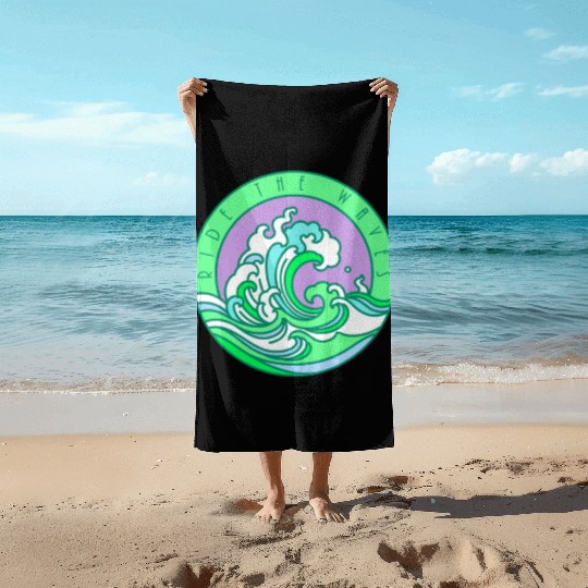 Ride the Waves Surfing Emerald Beach Towels