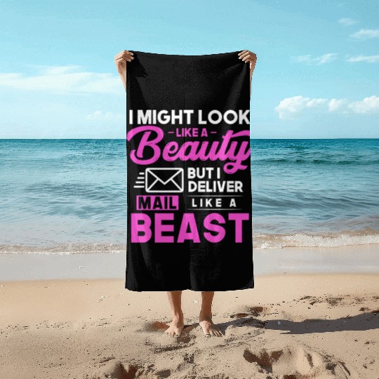 Postal Worker, Post Man Beach Towels
