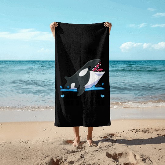 I like orcas and maybe like 3 people killer whale Beach Towels