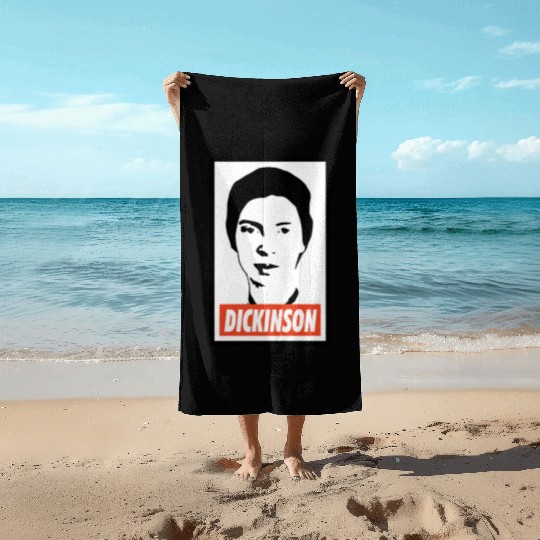 Emily Dickinson Beach Towels
