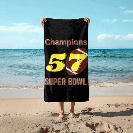 Super Bowl 57 champions Classic Beach Towels