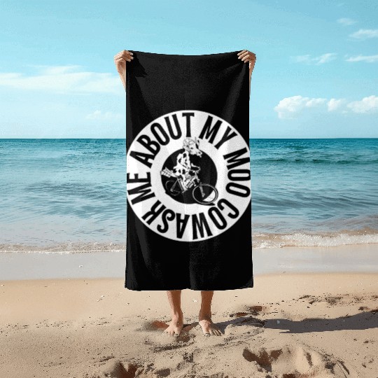 Ask Me About My Moo Cow Beach Towels