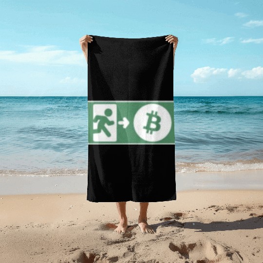 Bitcoin Hodl Cryptocurrencies Trading Beach Towels