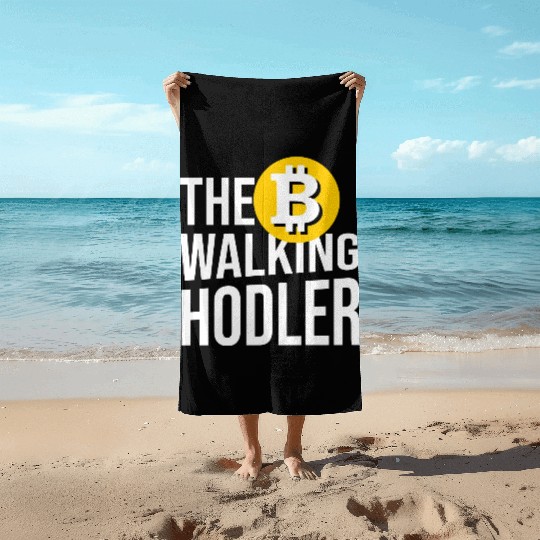 The Walking Hodler Beach Towels