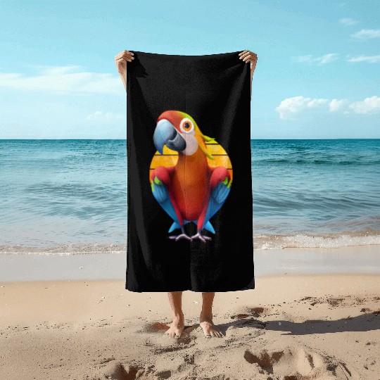 Macaw Beach Towels