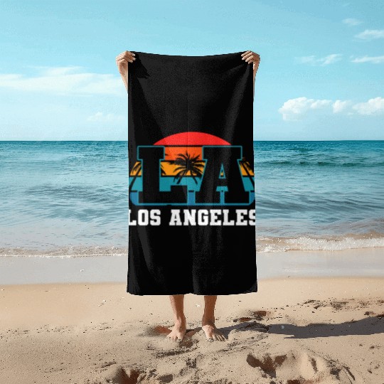 Los Angeles LA California Gift Beach Towels
