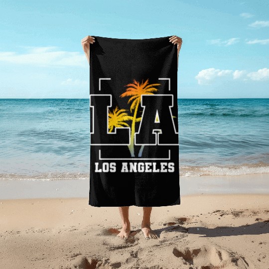 Los Angeles LA California Gift Beach Towels