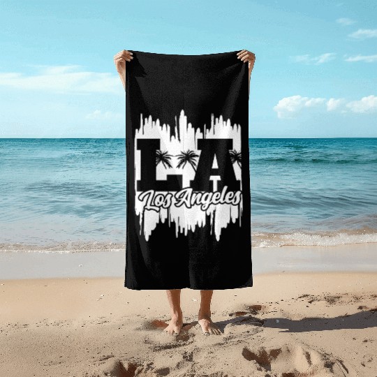 Los Angeles LA California Gift Beach Towels