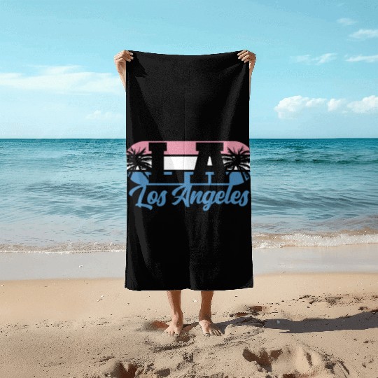 Los Angeles LA California Gift Beach Towels
