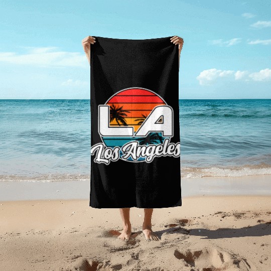Los Angeles LA California Gift Beach Towels