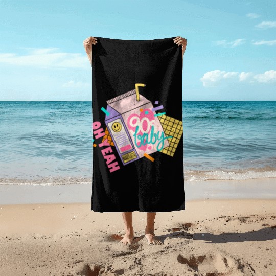 OH YEAH 90s BABY Beach Towels