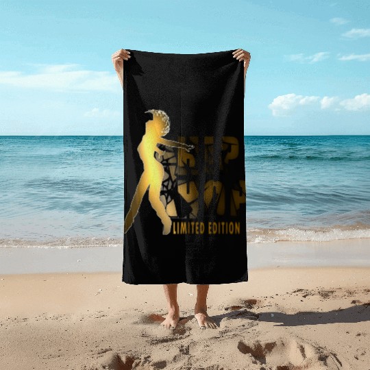 Beat hip hop bboy Beach Towels