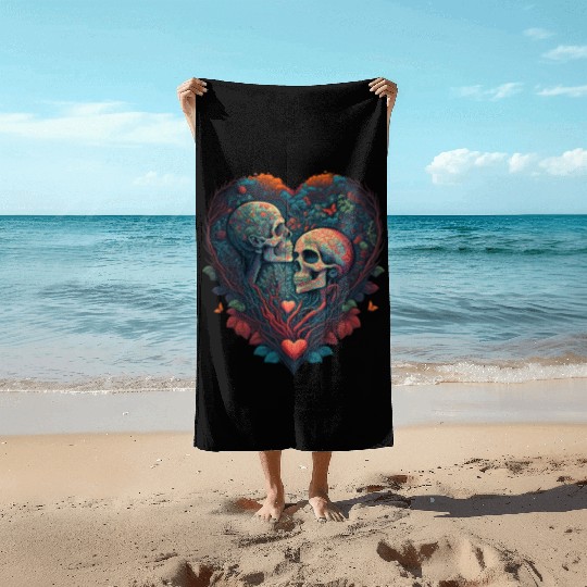 Till Death Do Us Part Beach Towels