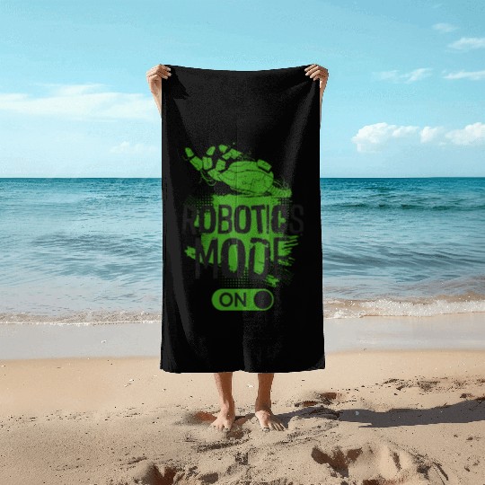 Robot Robotics Engineer Robotics Beach Towels
