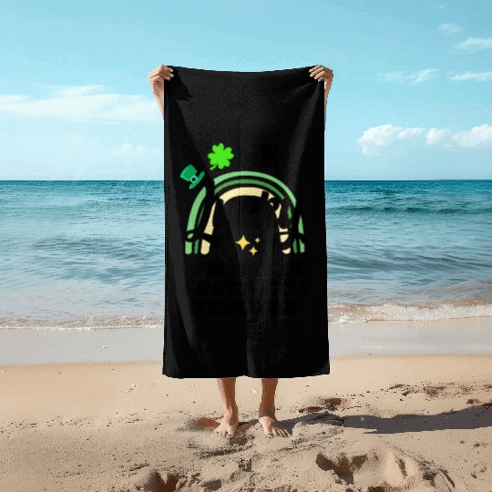 Physical education teacher, St Patrick's Day Gift Beach Towels