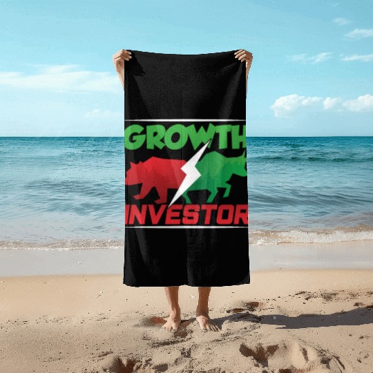 Growth Investor Investing Invest Shareholder Beach Towels