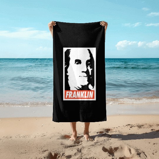 Benjamin Franklin Beach Towels