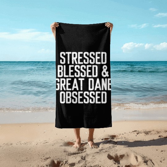 Great Dane Dogs, Great Danes Beach Towels