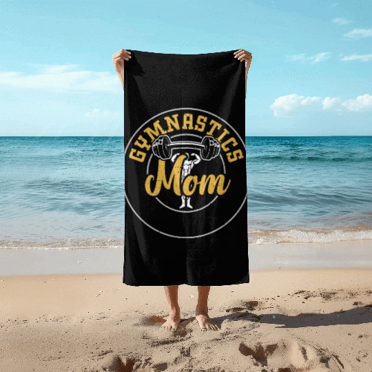 Gymnastics Mom - Gym Beach Towels