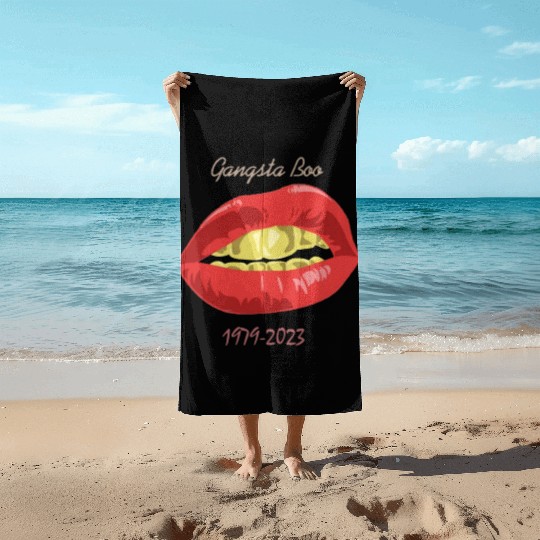 rip gangsta boo Beach Towels