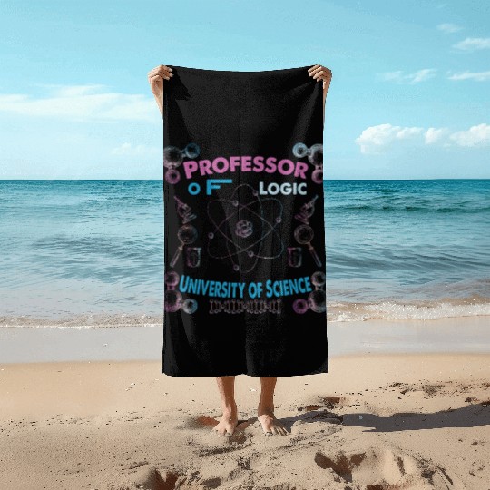 Professor Of Logic University of Science Beach Towels