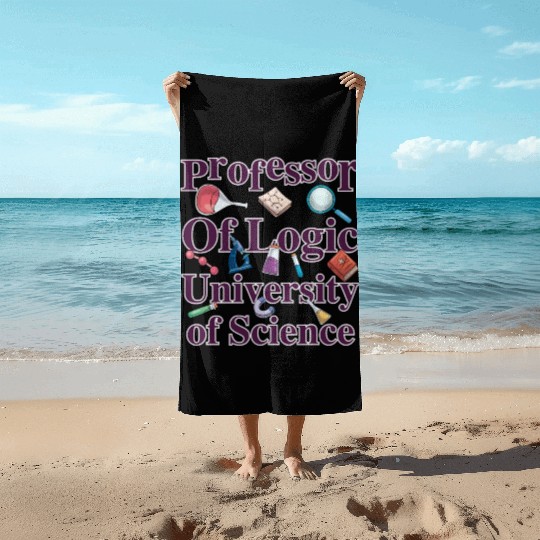 Professor Of Logic University of Science Beach Towels