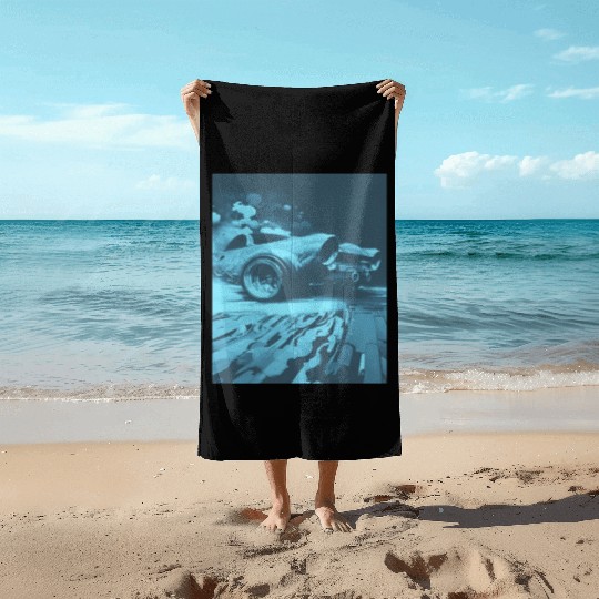 Car Muscle Car Vintage Retro vintage Beach Towels