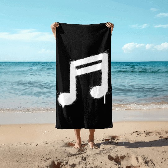 music lover, musician Beach Towels
