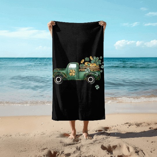 Loads of luck sublimation Beach Towels