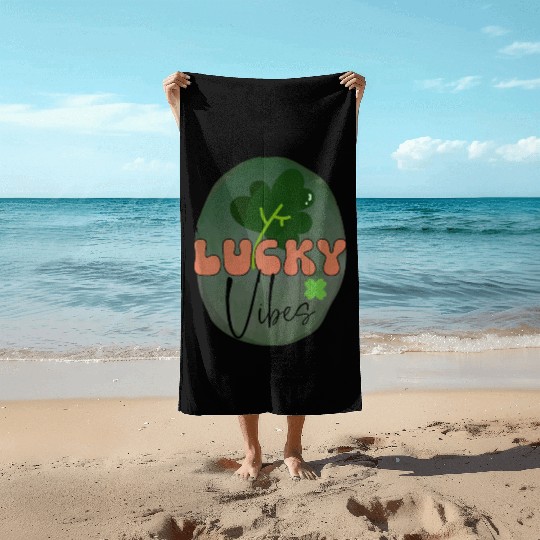 LuckyPatricks Day Sublimation Beach Towels