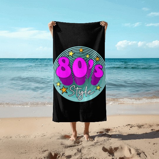 80s Style Beach Towels