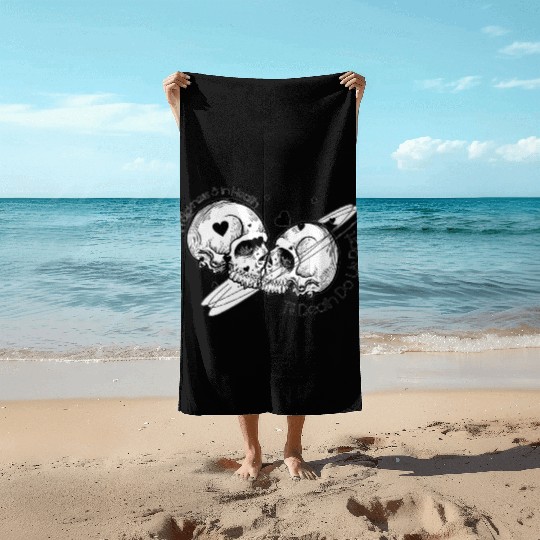 till death do us part Beach Towels
