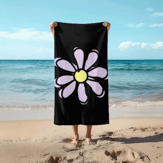 Lavender Flower Beach Towels