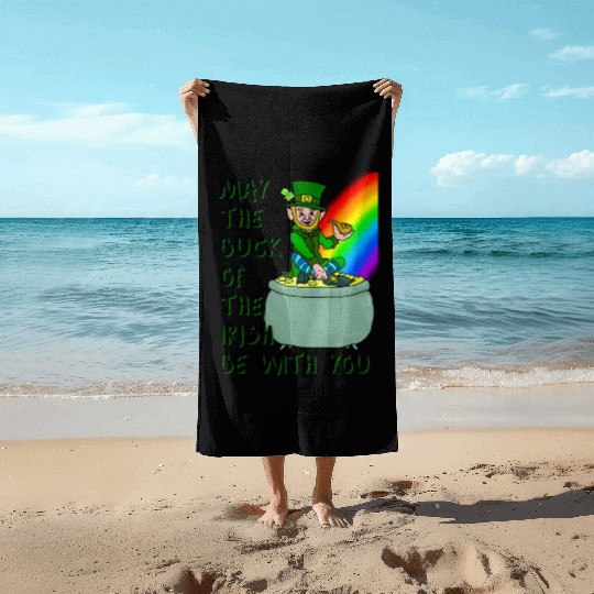 Luck of the Irish Beach Towels